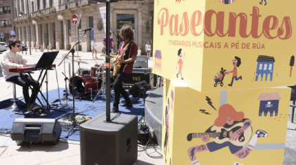 La música toma las calles de Pontevedra con el ciclo Paseantes