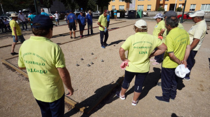 Fotos de la final de la Copa Pontevedra de petanca celebrada en Monte Porreiro