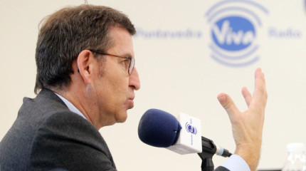 Alberto Núñez Feijóo, en PontevedraViva Radio