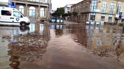 Inundacións en Cambados