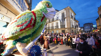 Ravachol reclama su trono en el Entroido pontevedrés