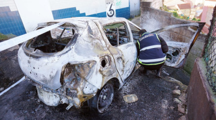 Investigación del incendio en Estribela 