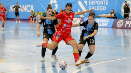 Partido de liga entre Poio Pescamar y Elche