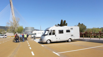 As autocaravanas xa teñen espazo propio en Pontevedra