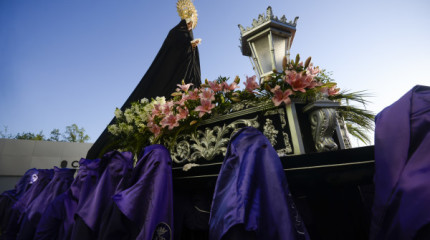 Procesión do Encontro de Xesús Resucitado coa súa nai a Virxe María