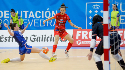 Partido de liga entre Poio Pescamar e Ourense Envialia na Seca