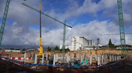 As obras do Gran Montecelo avanzan a bo ritmo