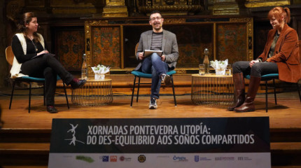 Primer 'diálogo utópico' con Sés y Cristina Botana en el Convento de Santa Clara