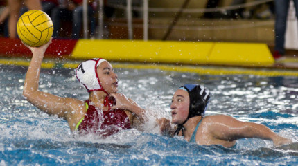 Partido da segunda fase de Primeira Nacional entre Waterpolo Pontevedra e CN Molins