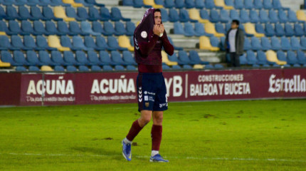 Partido de Primera Federación entre el Pontevedra y el Rayo Majadahonda disputado en Pasarón