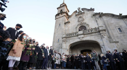 Funeral polas vítimas do naufraxio do Vila de Pitanxo