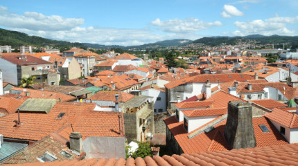 Imágenes de Pontevedra desde el Teatro Principal