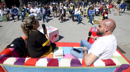 Coloquio 'Hoxe falamos de... Promoción Económica', con Iván Puentes e Yoya Blanco