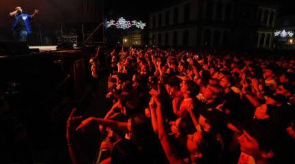 Cruz Cafuné, en las Festas da Peregrina 