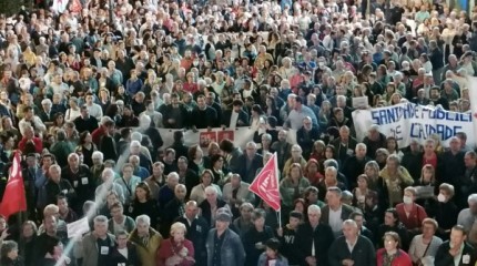 Manifestación en defensa de la Atención Primaria