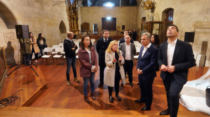 Visita del Gobierno provincial al Convento de Santa Clara