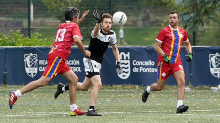 Primera jornada del Europeo de Fútbol Gaélico en Pontevedra