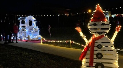 Iluminación del parque de Nadal en Figueirido