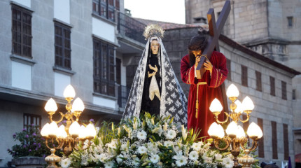 Procesión de Miércoles Santo en Pontevedra 