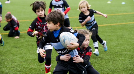 Imaxes da VII Concentración de Escolas de Rugby na Xunqueira