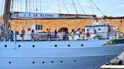 Atascos e colas en Marín ao coincidir as festas e Elcano