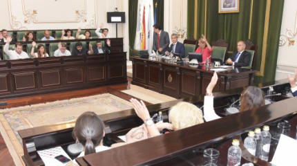 Pleno da Deputación de Pontevedra