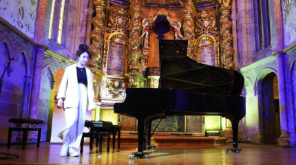 O alumnado de Goretti Domínguez inaugura o ciclo de piano de Híbridas