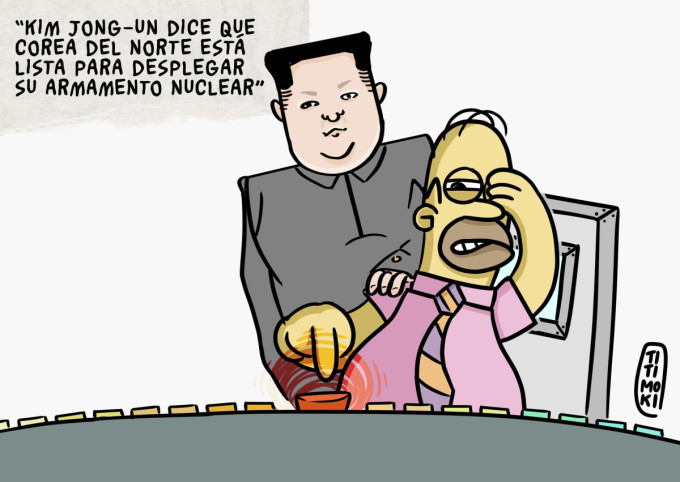 Kim Joung-un e o armamento nuclear